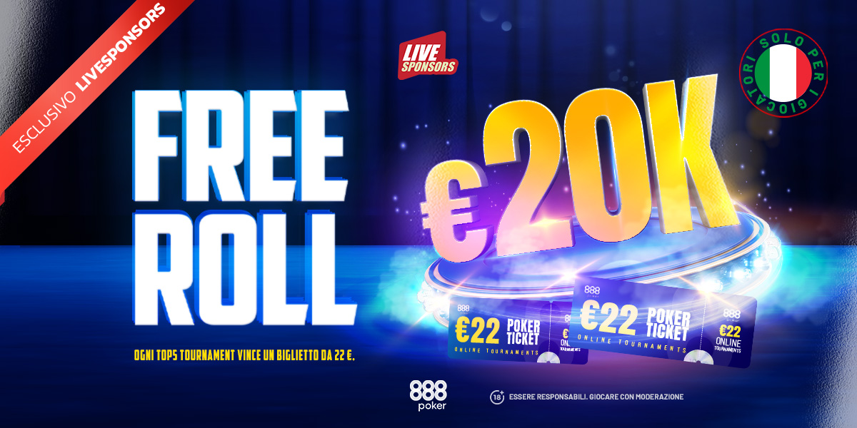 Freerolls da €165 – Raggiungi la Vetta e Vinci!